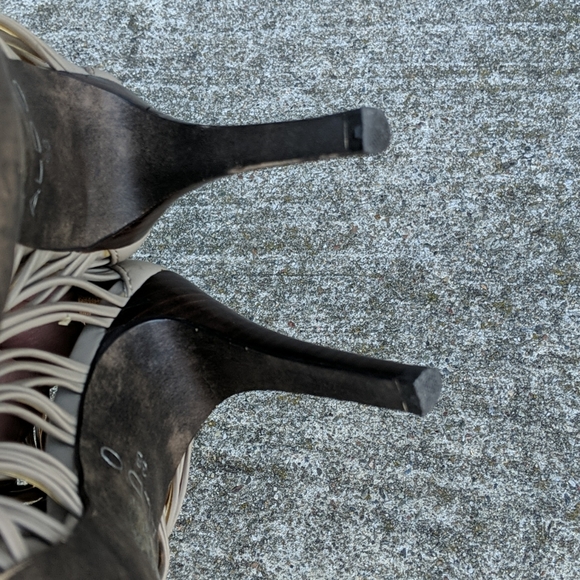 EUC Aldo Caged Heels, Beige, 38/8 - Picture 10 of 10